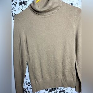 Banana Republic Silk/Cotton/Cashmere Turtleneck Size Medium